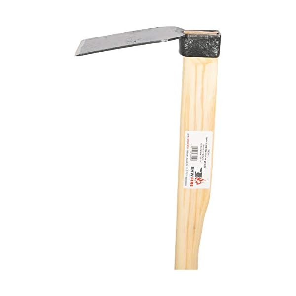 SHW-FIRE Kleinhacke - Profi-Gartenhacke aus Spezialstahl und sehr robust - 135cm Stiel - für weiche und Harte Böden – Bild 5