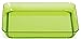 Creative Converting 8 Count Plastic Square Appetizer Plates, Translucent Green