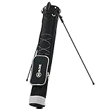 Ram Golf Pitch and Putt Lightweight Golf Carry Bag with Stand Black/Silver