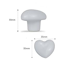 White Ceramic Cabinet Handles Drawer Pulls Knobs
