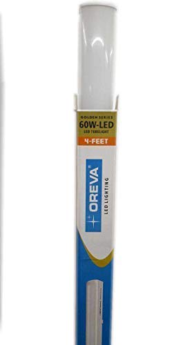 Oreva 60 Watt Plastic Led Tube Light Goldel Series (4 ft, White)