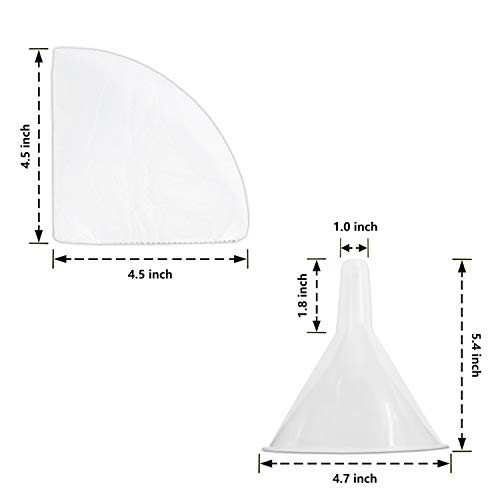 Birllaid Non Woven Filter Cones Filter Cooking Oil Clean Filtering Deep Fryer, Package of 1 Cone
