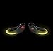 RUMBLE 24/7 Night Running Gear Shoe Lights- Flashing LED Reflective Gear for Runners, Joggers, Bikers, Kids & Pets (One PAIR) Black