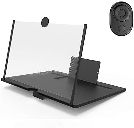 Mobile phone screen magnifier, HD Blu-ray mobile phone screen expander, mobile phone 3D magnifier projector screen, foldable mobile phone holder with screen amplifier, suitable for any smartphone