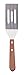 Mrs. Anderson’s Baking Mini Flexible Brownie Cookie Spatula, Stainless Steel Blade with Wood Handle