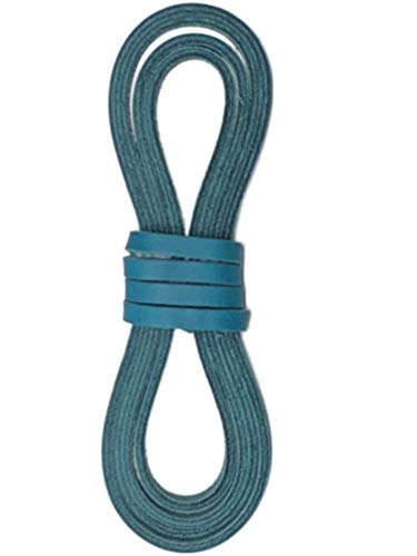 Leather Cord and Lacing, Straps 1/4 x 72 inches for Baseball Gloves and Softball Mitts Laces or Craft Projects (Teal)