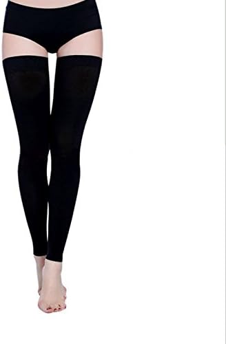 Thigh High Compression Socks, Firm Support 20-30 mmHg Gradient Compression Stockings with Silicone Band. Treatment for Running, Edema, Varicose Veins, Pregnancy, Nursing