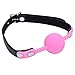 YiFeng Silicone SM Mouth Ball Gag with Adjustable Strap Restraint Slave Bondage Fetish (Pink)thumb 2
