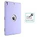 BENTOBEN Case for iPad Air (3rd Generation)10.5 2019/ iPad Pro 10.5 2017, 3 in 1 Heavy Duty Shockproof Rugged High Impact Resistant Hybrid Hard PC Soft Silicone Full Body Protective Table Case, Purple