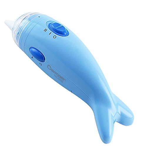 Berrcom Baby Nasal Aspirator, Electric Safe Hygienic Nose Cleaner Nose Cleaner Snot Sucker for Newborns Infant Toddlers - Battery Operated