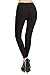 Jvini Women's Pull-On Ripped Distressed Stretch Legging Pants Denim Jean (Medium,Black)