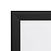 SnapeZo Certificate Frame 8.5x11, Black, 1.25 Inch Aluminum Profile, Front-Loading Snap Frame, Wall Mounting, Professional Series