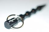 JCVKUBATONS Black Aluminum Metal Kubaton Keyring