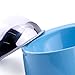 Super Design Mess Free 15° Slanted Bowl for Dogs and Cats, Tilted Angle Bulldog Bowl Pet Feeder, Non-skid & Non-spill, Easier to Reach Food L/3 Cup Light Blue