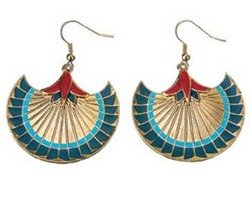 Papyrus Earrings - Collectible Jewelry Accessory Dangle Studs Jewel