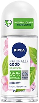 Naturally Good Bio Green Tea - Deodorant Roll On 50 ml, Bianco, 50 ml (Pack of 1)