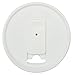 iLIDS Mason Jar Drink Lid, Wide Mouth, White, 2-Pack