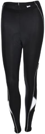 Monton "Shero" Long Cycling Pants for Road Bike for Women in Black (L)