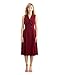 Simple Retro Women's 1950s Vintage V-neck Bridesmaid Party Dress