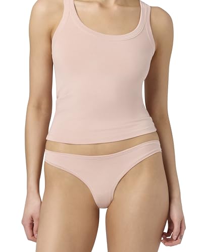 florence by mills Women's Softie Cotton Thong Underwear, Mahogany, XX-Large