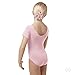 EUROTARD 1043 Girls Short Sleeve Leotard with Cotton