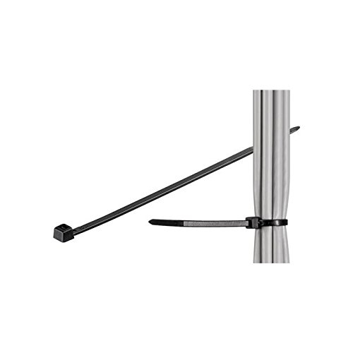 Goobay 17072 Kabelbinder; wetterfestes Nylon schwarz - 295 mm, 3 6 mm