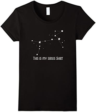 Women's Constellation Sky Quote -  Sirius Dog Star Funny Pun T Shirt Large Black