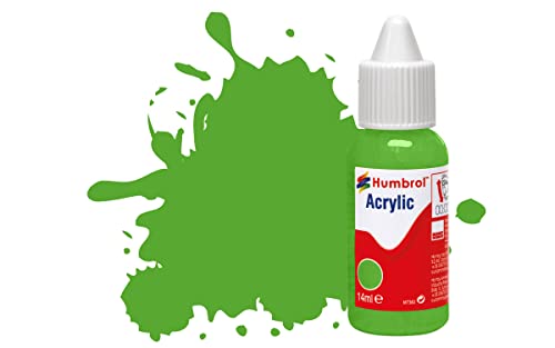 Humbrol DB0208 Peinture acrylique n°208 Signal fluorescent vert brillant