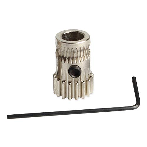 BCZAMD 3D Printer Accessories MK2/MK2.5/MK3 Parts Extruder Driving Gear Kit Cloned Btech Dual Gears Steel Pulleys Kit Gears Extrusion Wheel for Prusa i3 DIY