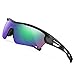TOREGE Polarized Sports Sunglasses with 3 Interchangeable Lenses for Men Women Cycling Running Driving Fishing Golf Baseball Glasses TR33 Storm Chaser