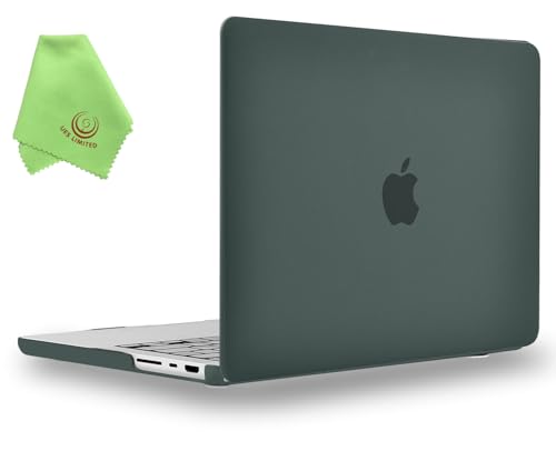 Shell MacBook Pro 14 inch Case Midnight Green