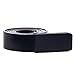 Vbiger Business Leather Belt for Men Matte Black Plaque Buckle (43.3 inches, Black)