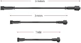 GEYUEYA Home 4 Pin Extension Cable 2M for RGB Decking Lights 5 Pack view 2