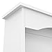  Topeakmart White Wood Bathroom Wall Mount Cabinet Toilet Medicine Storage Organizer