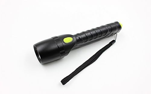LED Flashlight 500-Lumen 6W Torch with Escape Window Breaker-4 Modes-Water Resistant Lighting Lamp