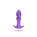 Tantus Sex/Adult Toys Perfect Plug Plus Vibrating Butt Plug - 100% Ultra-Premium Flexible Silicone Glossy Prostate Massager, Waterproof, Anal Stimulation for Men, Women, Couples - Midnight Purple