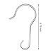 Zhehao 100 Pieces Ornament Hooks Mini Christmas Hooks Christmas Tree Ornament Hangers with Storage Box for DIY Crafts Christmas Party Decoration, Silver