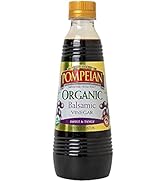 Pompeian Gourmet Organic Balsamic Vinegar, Perfect for Salad Dressings, Marinades & Vegetables, N...