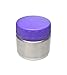 LunchBots Rounds 8oz Stainless Steel Leak-Proof Snack Container for Kids and Adults - Food Jar for Yogurt - Fruits - and Finger Foods - Eco-Friendly - Dishwasher Safe - 8oz - Purple