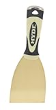 Hyde Tool 06421 3-Inch Stiff Putty Knife, Brass