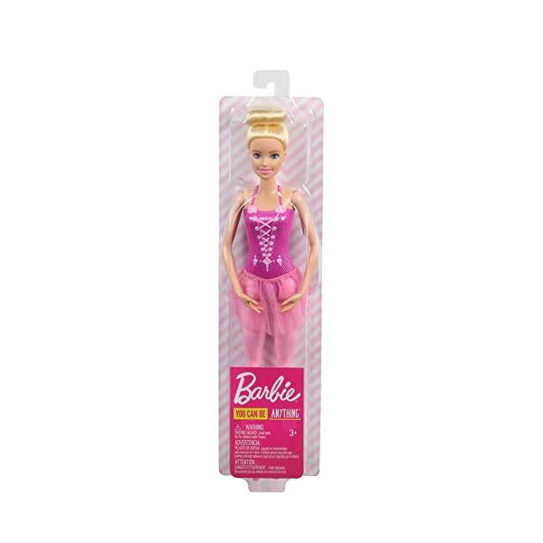 Barbie You Can Be Anything Series, Ballerina, Puppe Ballerina mit blonden Haaren und rosa Tutu, inkl Puppe, Geschenk für Kinder, Spielzeug ab 3 Jahre,GJL59 – Bild 7