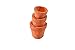G & F Products G & F Garden Miniature Fairy Garden Tiny Pots (Set of 3), Orange …