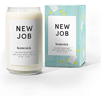 Homesick Scented Candle, New Job