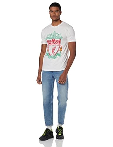 Fifth Sun mens Official Liverpool Fc Full Color Logo Men's Tee T