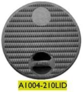 EMCO WHEATON A1004-210LID Lid and Seal, Cast Iron [Black], A1004-210 Series/A1005-505CEW1/505CEW1DR