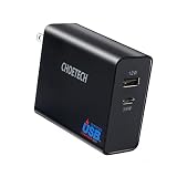 CHOETECH USB C Charger, 51W USB Type C Wall Charger with 39W Power Delivery Compatible with MacBook Air/ Pro (2018 iPad Pro 2018, iPhone XS Max XR X 8 Plus, Pixel 3/ 3XL, Samsung Galaxy Note 9