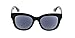 Peepers by PeeperSpecs Women's Center Stage Sun Oversized Reading Glasses, Black-Polarized, No Correction, 51 + 0