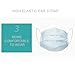 (50 Masks) Disposable Masks- FDA Certified- with Elastic Ear Loop 3 Ply Breathable and Comfortable