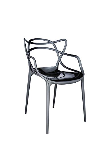 Kartell Masters Sedia IMB. 2, Plastic, Black, 53.5x55x83cm