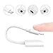 Compatible Dual 3.5 mm Headphone Jack Adapter, 3 in 1 Aux Audio Headphone Jack Adapter with Music Charge Cable Charger Connector Applicable for iPhone 10 x / 7/7 Plus / 8/8 Plusthumb 1